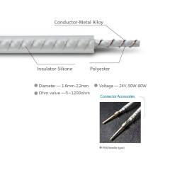 MEDICAL RESPIRATION PIPE HEATING WIRE 1